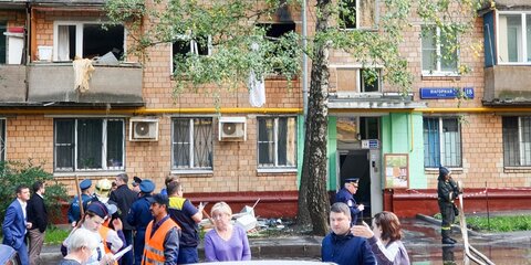 МЧС назвало причину хлопка газа в московской пятиэтажке