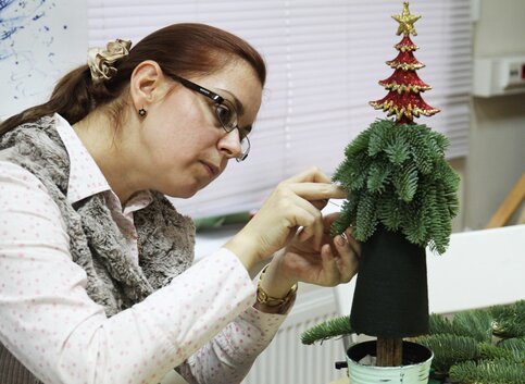 Создание Новогодних Композиций