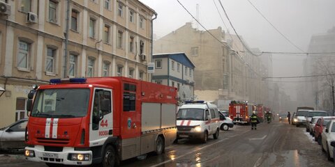 В результате пожара на востоке Москвы никто не пострадал