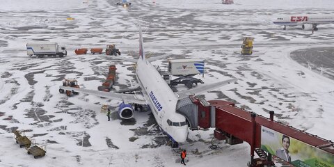 Аэропорты Москвы работают в штатном режиме, несмотря на снегопад
