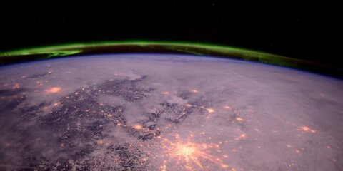 Американский астронавт восхитился видом ночной Москвы из космоса