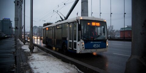 Движение троллейбусов №19, 59 и 61 задерживается из-за ДТП