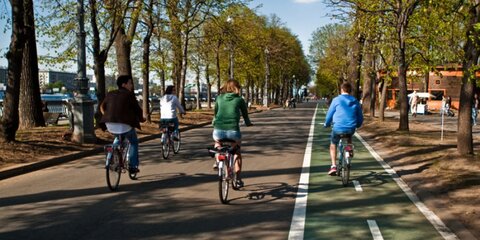 В столичных парках создано более 40 км велодорожек