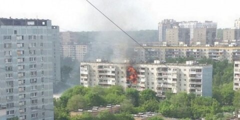 Пожар в жилом доме на востоке столицы потушен