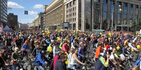 Движение в центре столицы ограничат из-за велопарада 31 мая