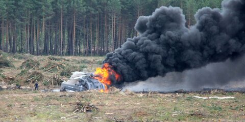 На авиашоу в Рязанской области упал вертолет Ми-28Н