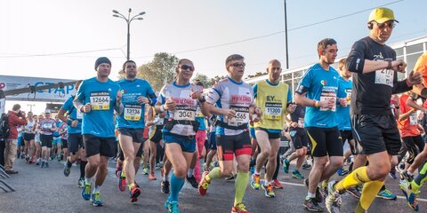 Более 20 тысяч человек приняли участие в Московском марафоне
