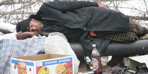 Около 70% бездомных в Москве являются приезжими