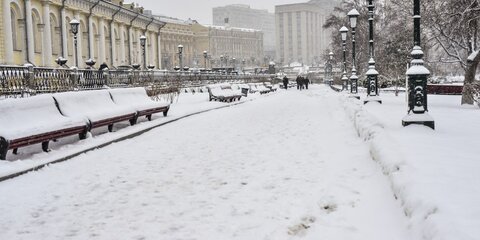 Во вторник в столице ожидается морозная и снежная погода