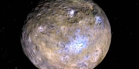 NASA опубликовало цветное видео соляных кратеров Цереры
