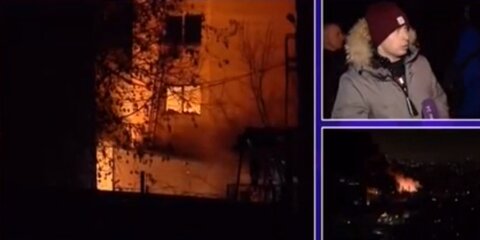 Очевидец рассказал о пожаре на заводе в Тушине