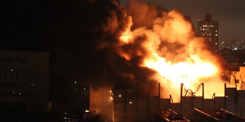 Пожар на заводе в Тушине стал крупнейшим за 25 лет в Москве