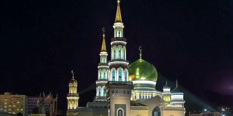 Московская Соборная мечеть и аэропорт Внуково отключат подсветку в 
