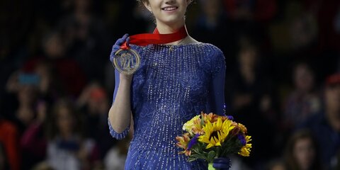 Российская фигуристка Евгения Медведева завоевала золото чемпионата мира