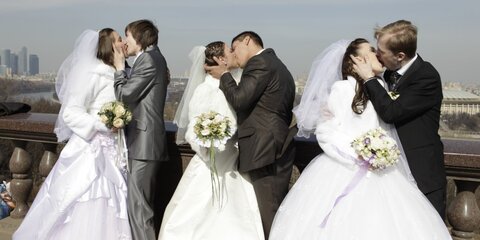 В Москве сократилось количество свадеб