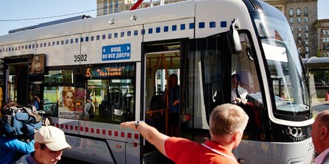 Московские трамваи увеличили скорость движения