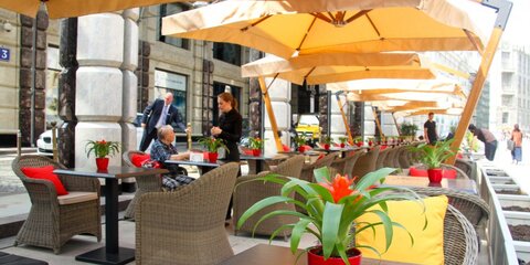 Новые летние кафе откроются в центре столицы после завершения благоустройства