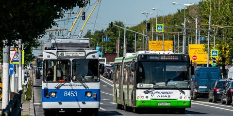 Более 1 млрд человек перевезли автобусы, троллейбусы и трамваи Москвы с начала года