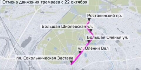 Несколько трамвайных маршрутов изменили на востоке Москвы