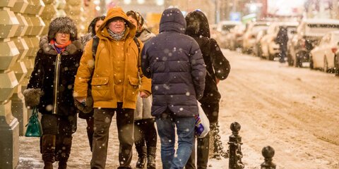 В Москве в пятницу ожидается до –3°C