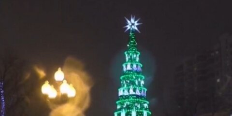 Новогодние елки установили по всей Москве