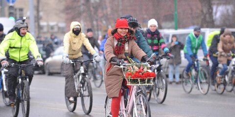Московский велопарад не будут отменять из-за морозов