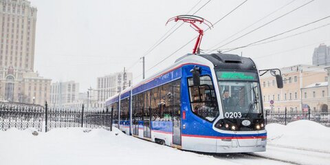 Современные низкопольные трамваи появятся в Москве в 2017 году