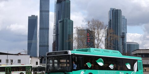 Электробус вышел на свой первый маршрут в Москве