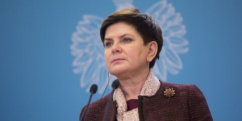 Премьер-министра Польши Беату Шидло госпитализировали после ДТП
