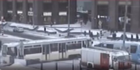 ДТП с трамваем в Москве спровоцировал водитель грузовика – Мосгортранс