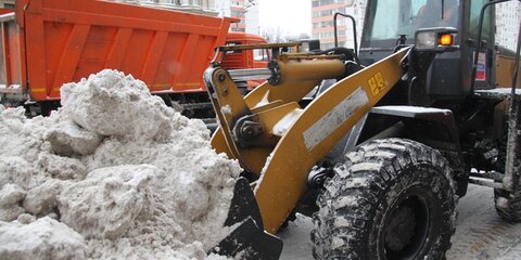 Более 23 млн кубометров снега утилизировали в Москве с начала зимы