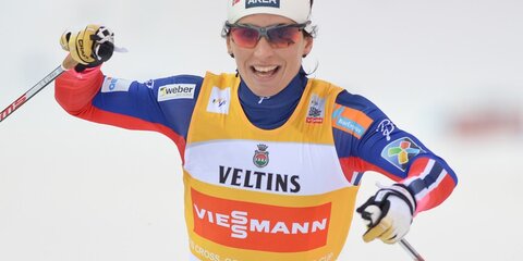 Лыжница Бьорген из Норвегии выиграла гонку на 30 км на чемпионате мира