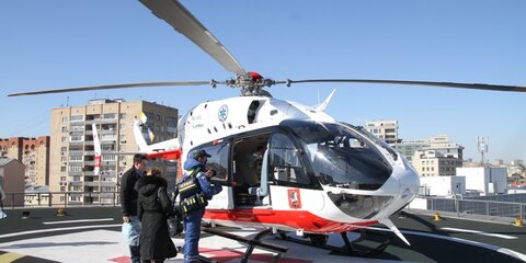 Двоих детей доставили вертолетом в больницу после ДТП