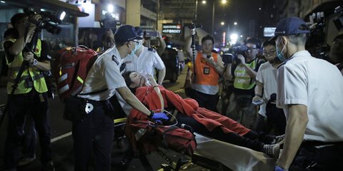 Около 70 человек пострадали в крупной аварии в Гонконге