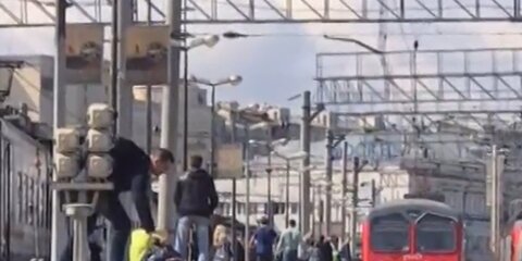 Столкновение поездов на Курском вокзале: что известно
