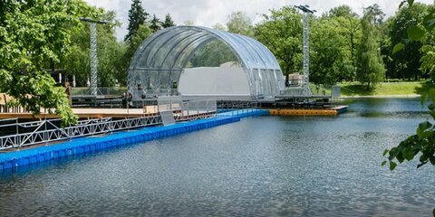 Сцена на воде откроется в Останкинском парке 29 июня