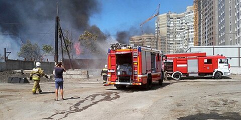 Причиной пожара в частном секторе Ростова-на-Дону мог стать поджог