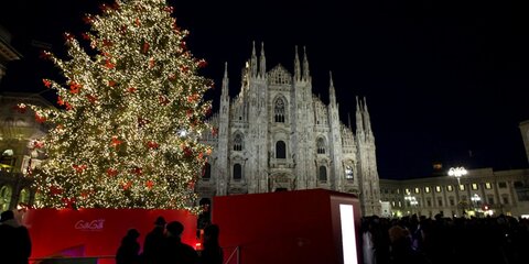 Беженец пытался снять крест с рождественской елки в Милане