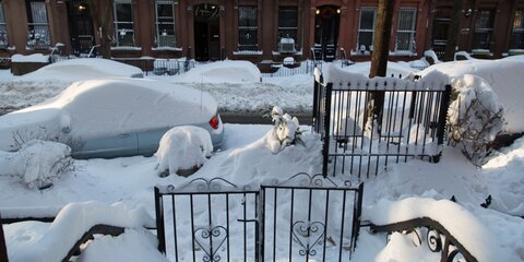 Чрезвычайное положение объявлено в штате Нью-Йорк из-за морозов и снега