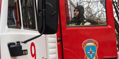Пожар произошел на территории Московского авиационного института
