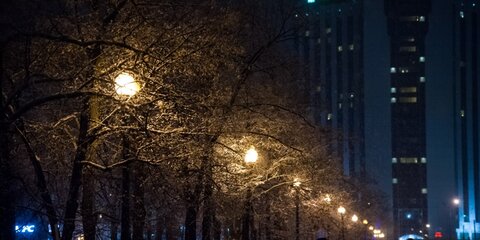 Минувшая ночь в Москве стала самой морозной с начала зимы