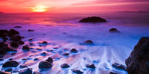 Фотограф сделал уникальные снимки светящегося планктона у берегов Кейптауна