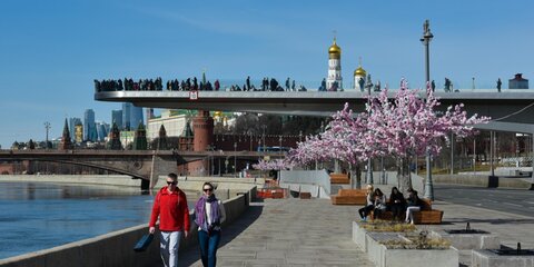 Солнечная и теплая погода ожидается в Москве 14 апреля