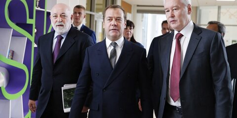 Собянин принял участие во встрече Медведева с членами Совета фонда 