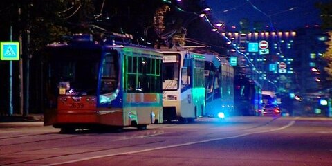 Автомобильное движение восстановлено на месте обрыва трамвайных проводов в столице