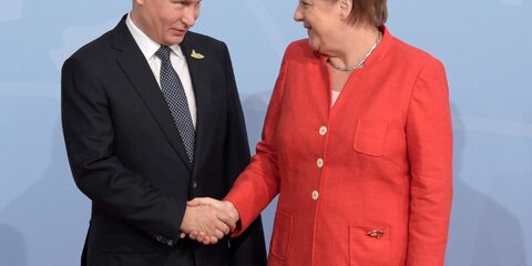 Стали известны темы переговоров Путина и Меркель