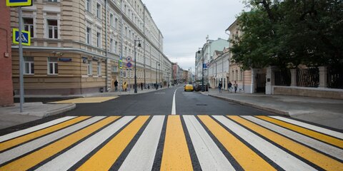 Более 100 резиновых зебр могут появиться на дорогах Москвы