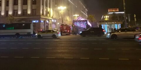 В доме на Тверской улице произошел пожар