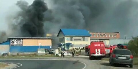 В Дзержинске ликвидировали последствия пожара на заводе химикатов