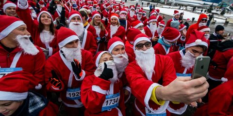 На ВДНХ пройдет благотворительный забег Дедов Морозов